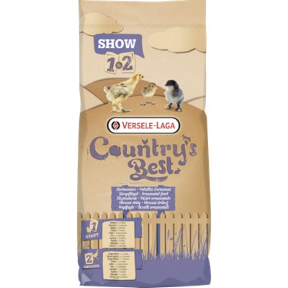 Versele-Laga Country's Best SHOW 2 Pellet – Prémium fácán, fogoly és fürj nevelőtáp (20 kg)